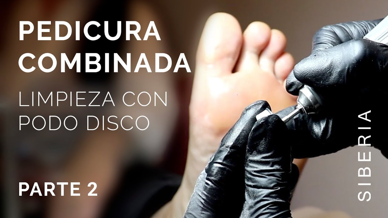 PEDICURA COMBINADA (parte 2): limpieza de los talones con PODO DISCO 🦶 pedicura SPA