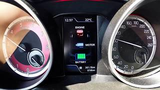 Suzuki Swift Sport Hybrid 48V: 0-100 acceleration, instrument cluster menus, start/stop system