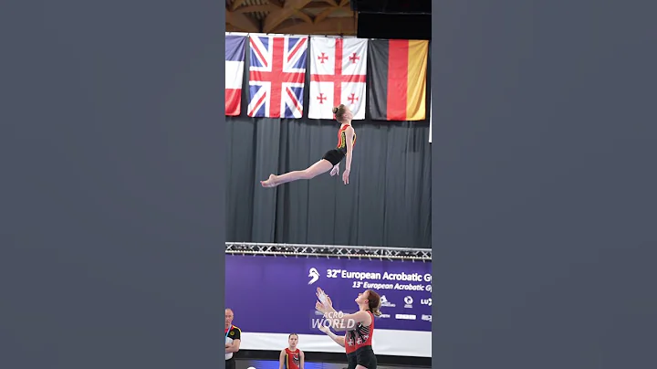 WOW see this double strech salto in slowmotion...... #acrobatic #circus #sportakrobatik