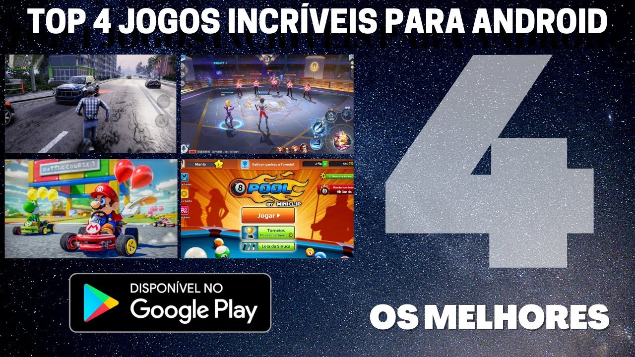 MELHORES JOGOS PARA CELULAR | TOP 4 JOGOS PARA ANDROID APK DOWNLOAD ...