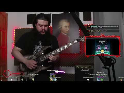 "Neon" Rolling Sky OST Live Improv Guitar Jam-along | Jam & Shred