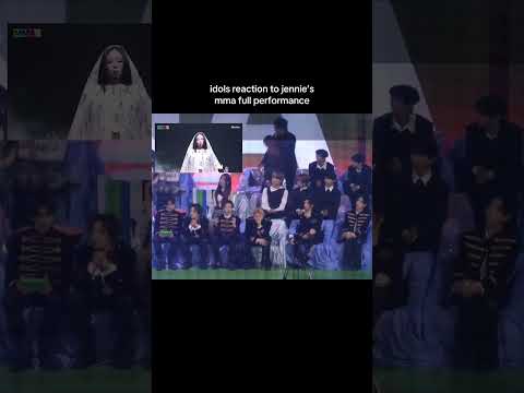 Kpop Idols Reaction To Jennie Mma Full Performance Jennie Mma2025 Shorts