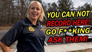 Female Cop DEMANDS ID… Then Gets a NASTY Surprise! | 1st Amendment Audit!