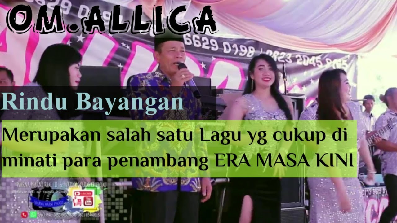 Rindu BAYANGAN Om.ALLICA Desa Sinar Tungkal || WARNAWARNI || wd'Mesi&Wanda