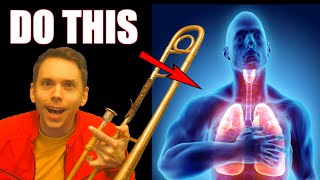 How to breathe properly on trombone (important)