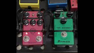 Pedal DemonFX ATDS (JHS AT+ Clone) e Tube Screamer TS9 TS808