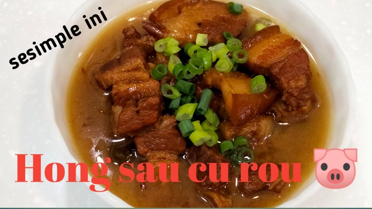 Masak daging babi kecap ala taiwan?||Hong sau cu rou ala Taiwan - YouTube