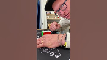 One handed Rubik’s cube checkerboard former WORLD RECORD! #shorts