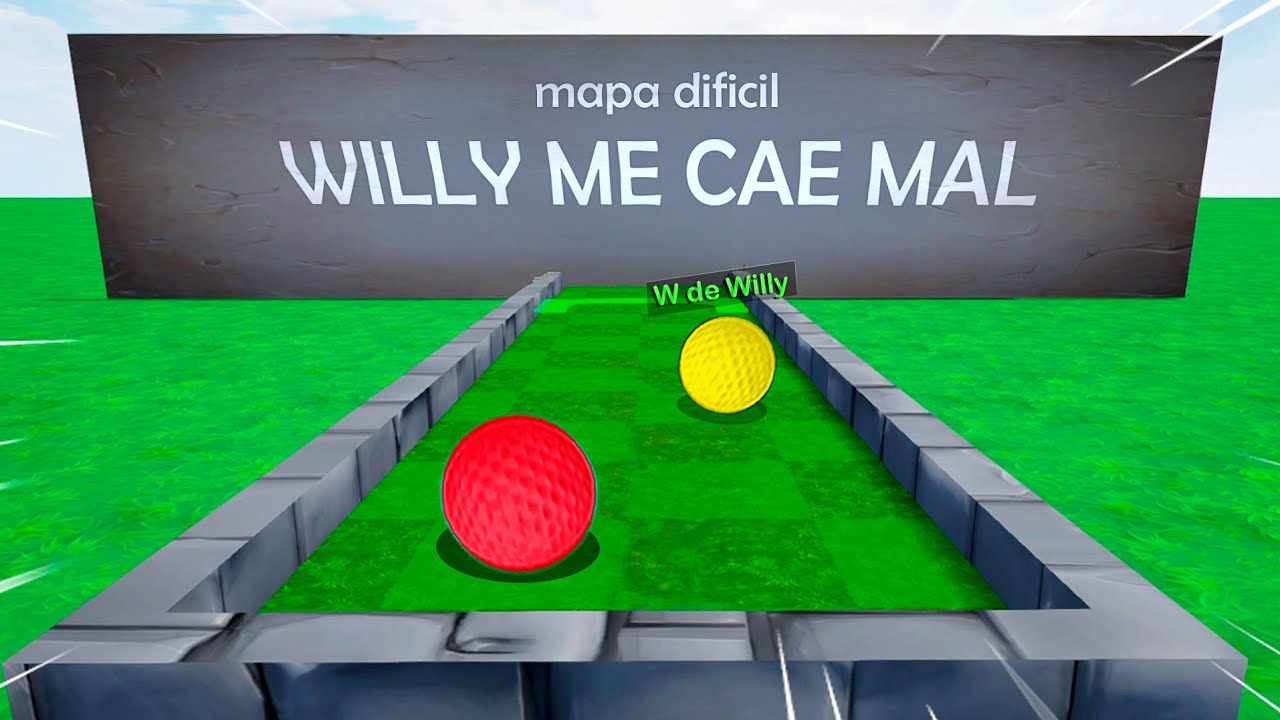 GOLF IT! SUSCRIPTOR SE ENFADA CON WILLY Y LE HACE EL PEOR MAPA JAJA!
