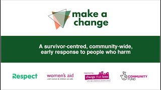 Make a Change webinar: An early response to people who harm