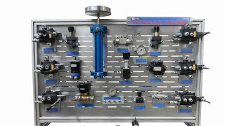 Hydraulic Trainer Kit Working Demo | Practical Operation for ITI & Polytechnic Labs @powerwaysystems