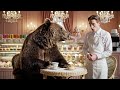 Grizzly Bear Food Critic at French Patisserie | AI Video Veo3 #Shorts