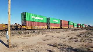 Crazy Long Union Pacific Stack Train!