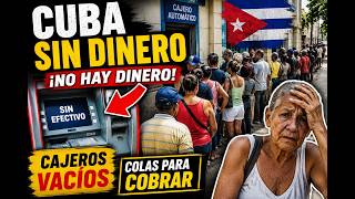 ¡EL PESO NO ALCANZA Y EL EFECTIVO DESAPARECE! Caos en cajeros de Cuba, largas filas y desesperación