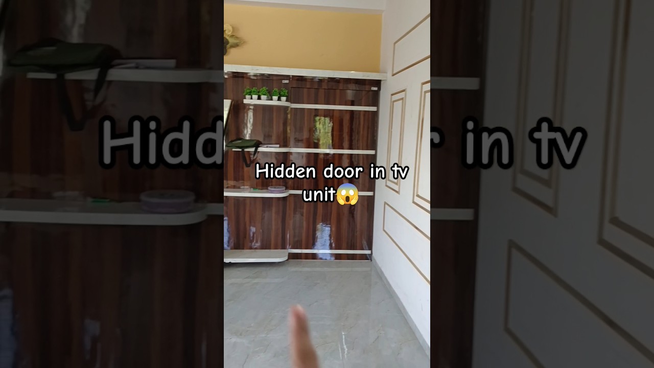 hidden door in tv unit😱💯👍 