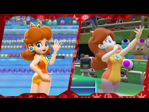 All 17 Events Daisy Gameplay Mario And Sonic At The Rio 2016 Olympic Games For Wii U ᴴᴰ