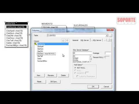 Crear Tablas con ERwin Data Modeler hacia SQL Server 2012