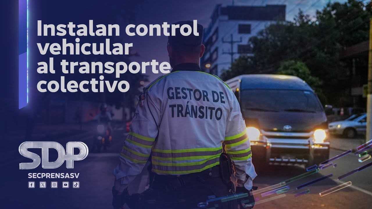 Transito Vehicular Gobierno instala control vehicular al transporte colectivo para reducir ...