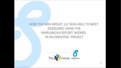 NBN Group case study - using SRD, Dynamics NAV RDLC Report designer building tool
