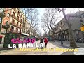 WALKING BARCELONA'S FAMOUS LA RAMBLA & MERCADO DE LA BOQUERIA 2021 - CATALONIA, SPAIN