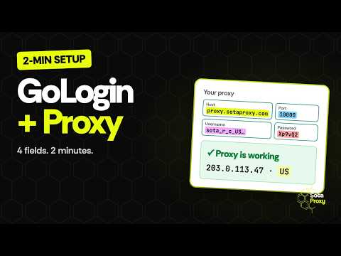 GoLogin Proxy Setup: Add Your Own Proxy in 2 Minutes (2026)