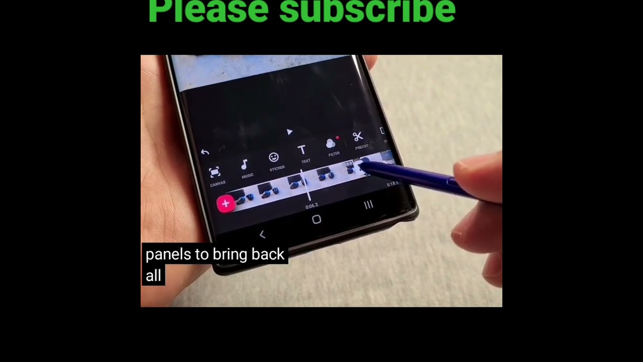 inshot what is the use of split cut strin 