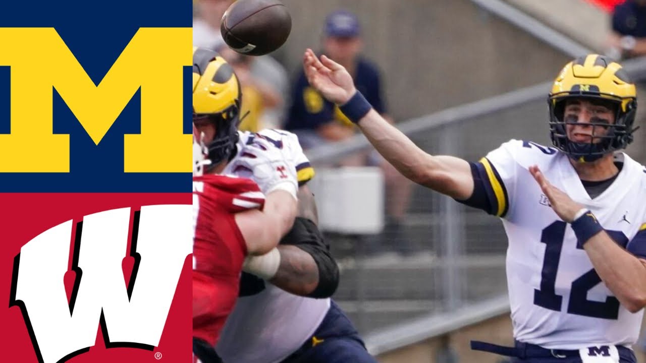 #14 Michigan Vs Wisconsin Game Highlights | College football 10-2-21 |