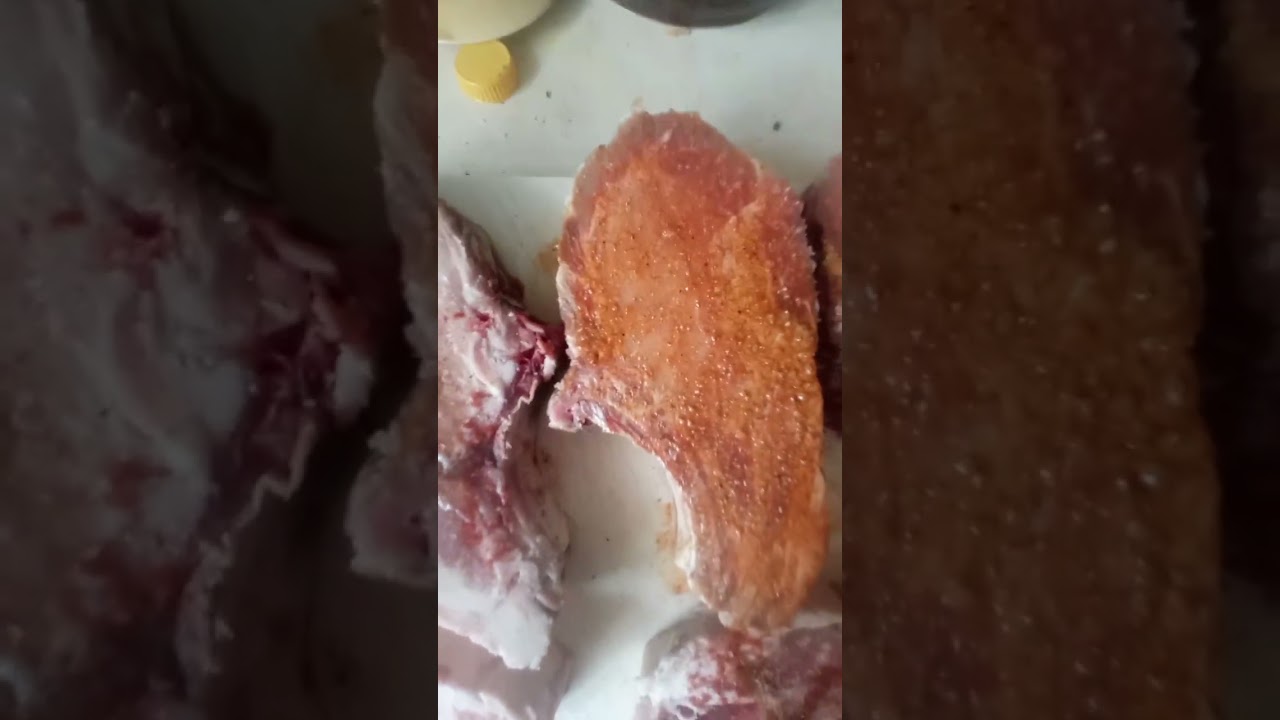 Рецепт: Стейк из свинины! Pork steak!!!