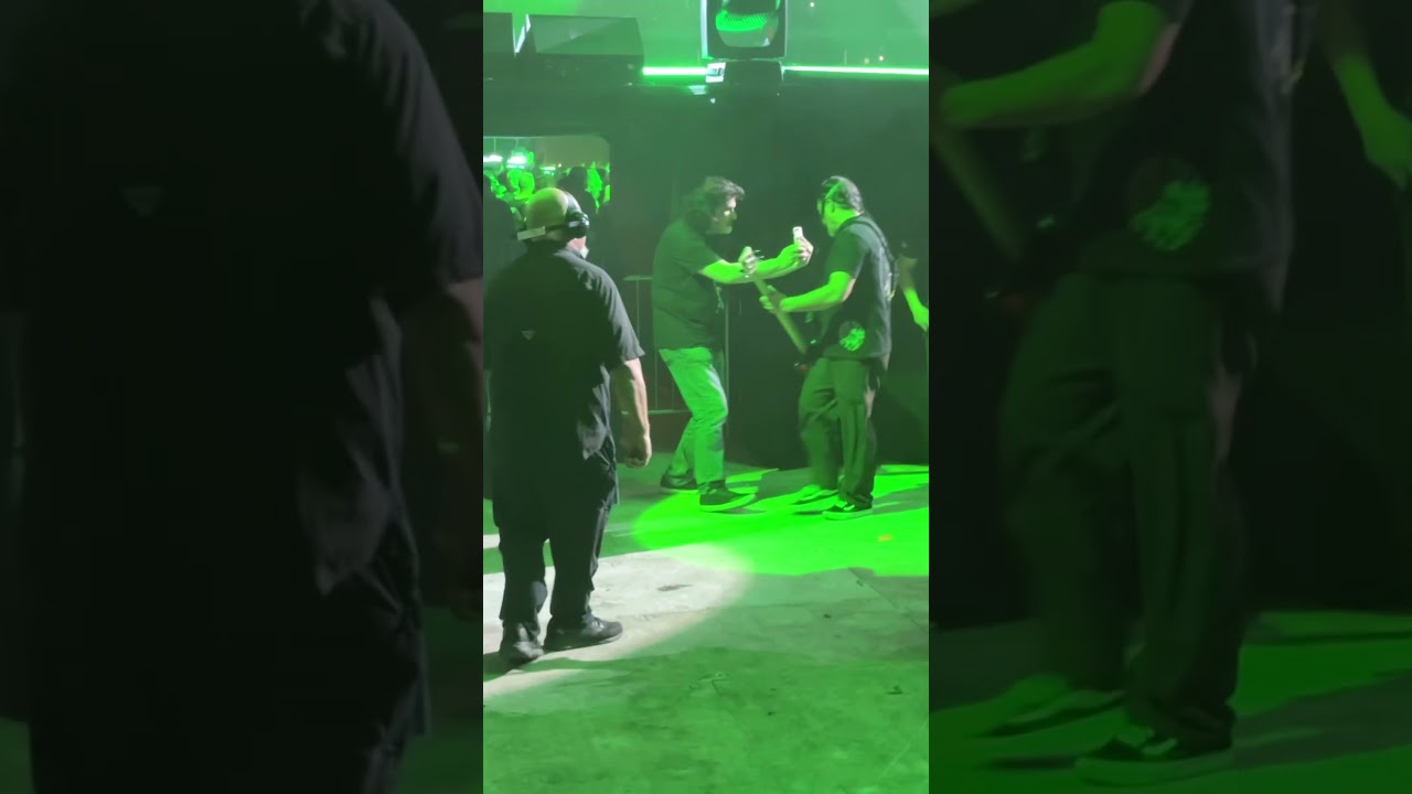 Metallica’s Robert Trujillo up close at the Rogers Centre. Toronto, Ontario 