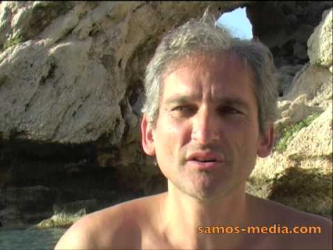 Samos: a visit to Mikro Seitani beach. Dimos' message: young folks, come to Samos!