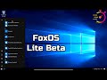 Increíble FoxOS 10 Lite para Gaming y PC de Pocos Recursos 2025 Windows 10 LTSC +FPS -INPUT LAG 😱