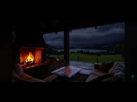 Soft Thunder Falling Rain A Fire S Whisper A Cinematic Ambience For The Soul