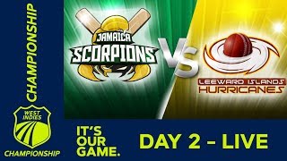 Jamaica v Leewards - Day 2 | West Indies Championship  | Friday 1st March 2019
