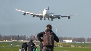 80 LANDINGS &amp; TAKEOFFs in 60 MINUTES - B747, A380, AN12 &amp; more (4K)