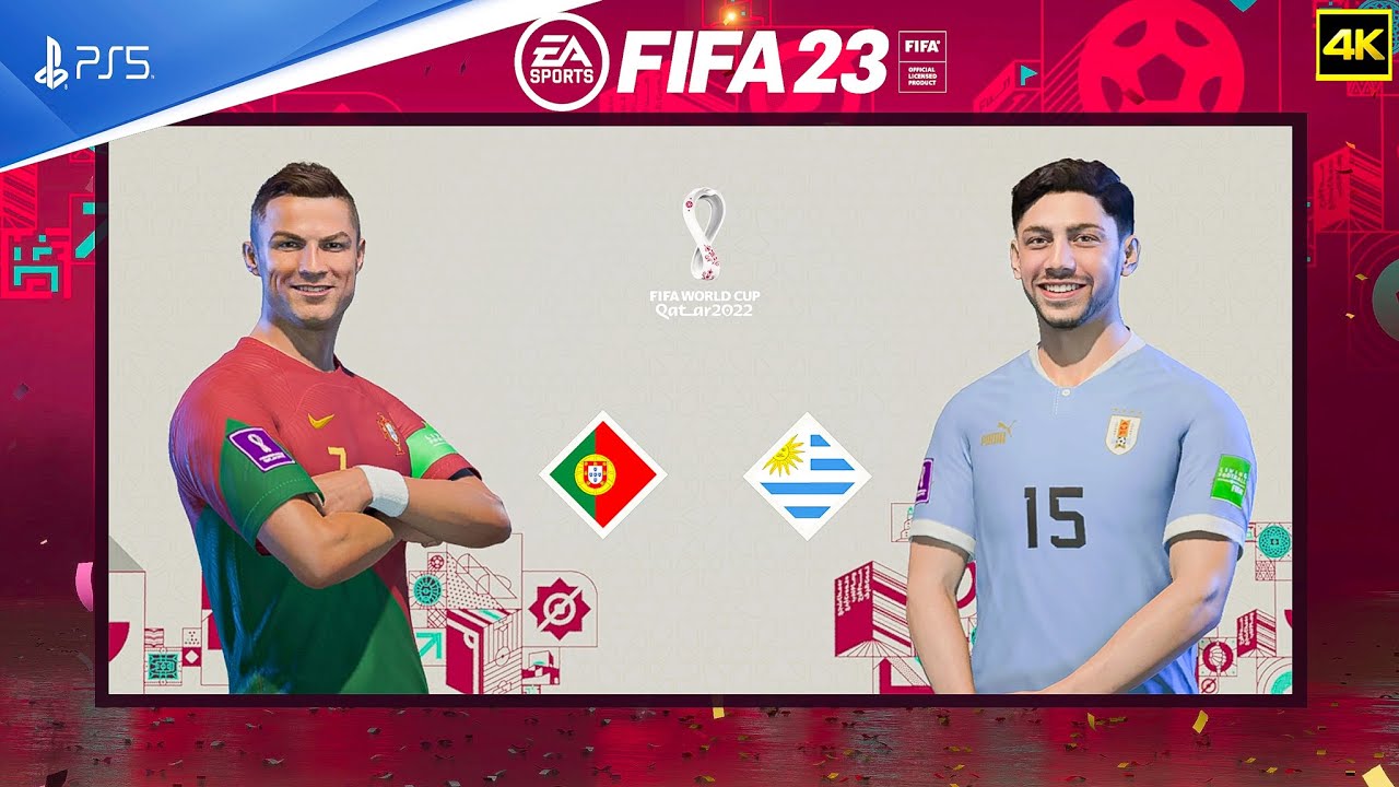 FIFA 23 - Portugal Vs Uruguay -  FIFA World Cup 2022 Qatar | Group Stage | PS5™ [4K ] Gameplay