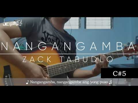 Zack Tabudlo - Nangangamba (Guitar Chords)