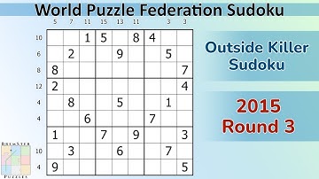WPF Sudoku 2015 Round 3 - Outside Killer Sudoku