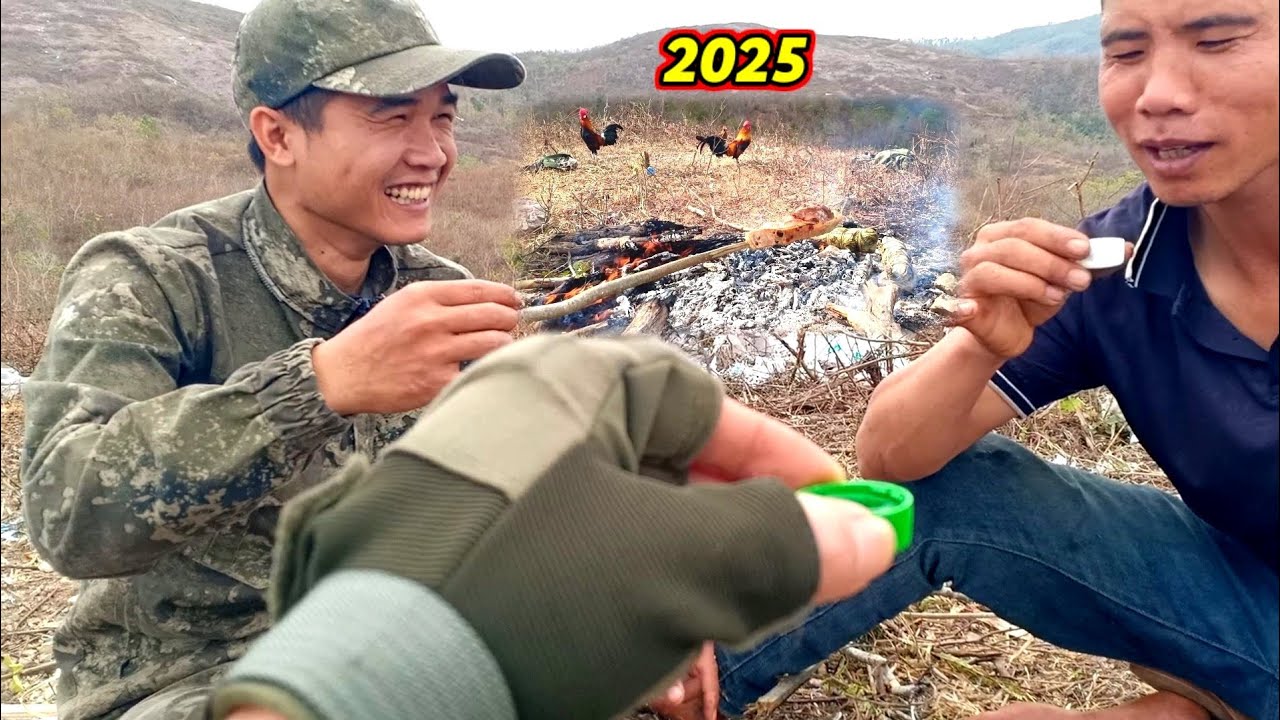 Thợ rừng Hoàng Thắng đi khai xuân bẫy gà rừng đầu năm mới