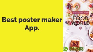 Best app for poster designing. screenshot 5