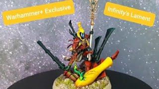 Warhammer+ exclusive mini: Infinity's Lament with base swap - YouTube