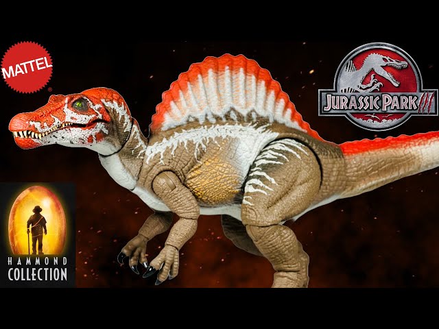 Mattel Hammond Collection Spinosaurus Review!!! Jurassic Park 3