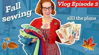 Sewing vlog Ep2: Fall vintage sewing plans (there’s a coat!)