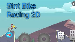 Stunt Bike Racing 2d Game play Android screenshot 1