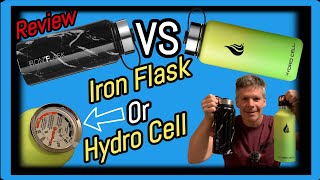 Iron Flask VS Hydro Cell Insulated Water Bottles Review And Insulation Test