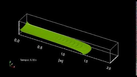 Numerical simulation of mudflow (dam break)