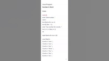 Shell script | Convert numbers into words #shorts #linux