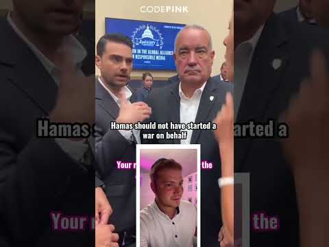 Anti-Israel protestors try debating Ben Shapiro