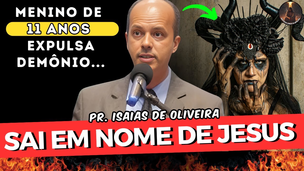 NUNCA VI ISSO! CRIANÇA DE 11 ANOS EXPULSANDO DEMÔNIO COM PODER!