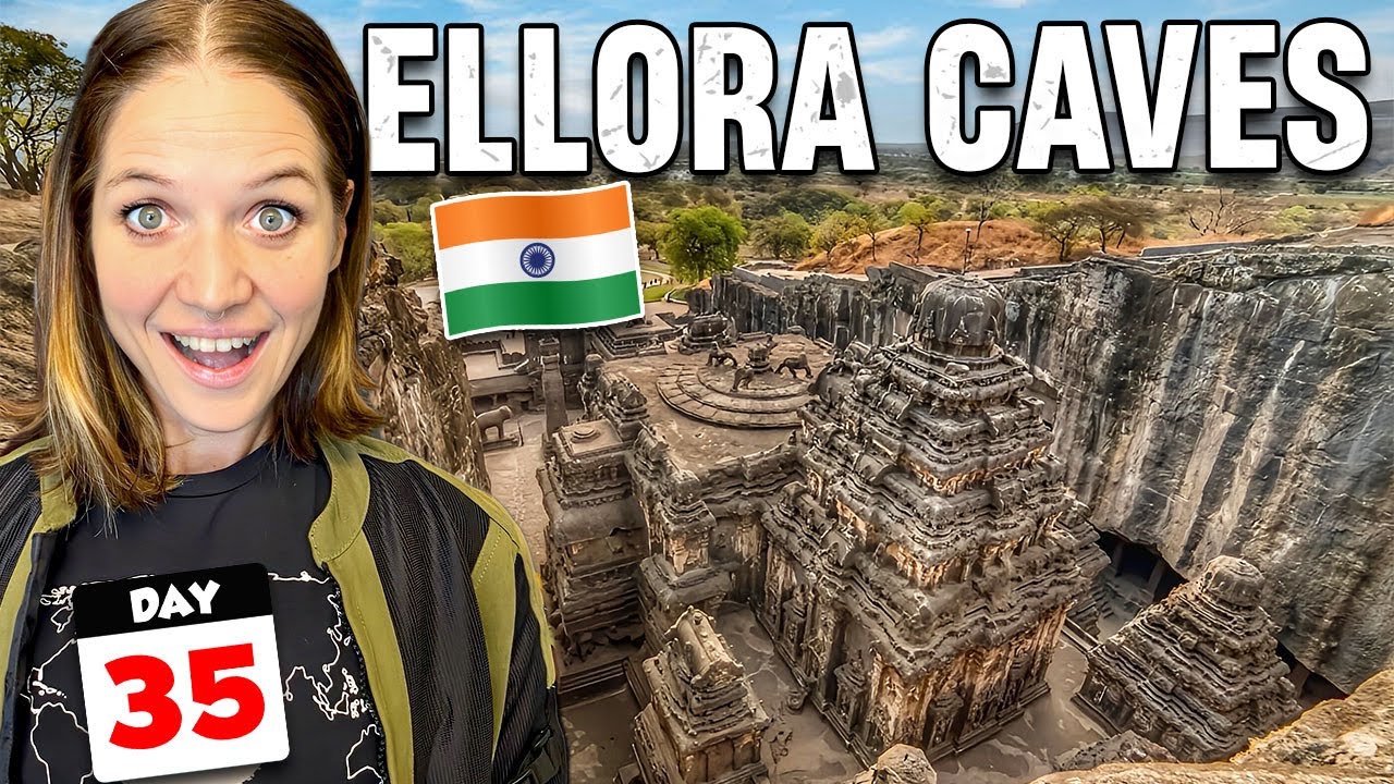 アレンダインーインド秘境の満願石 34🇮🇳 India's Unreal Ellora Caves 😱 Carved from 2 Lakh