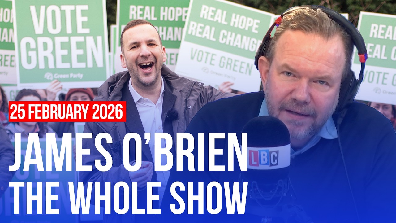 'Why the Green Party are so popular' | James O’Brien - The Whole Show